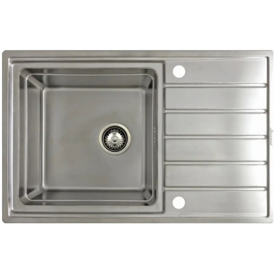 Мойка для кухни SEAMAN Eco Roma SMR-7850AK 780х500x1 мм, с клапан-автоматом и коландером