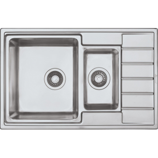 Мойка для кухни SEAMAN Eco Roma SMR-7850B двухчашевая 780х500x1 мм