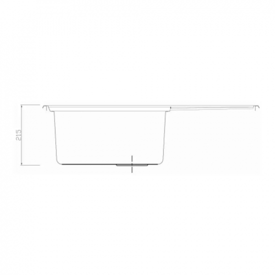 Мойка для кухни SEAMAN Eco Roma SMR-8650A 860х500x1 мм, с клапан-автоматом