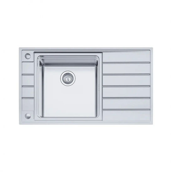 Мойка для кухни SEAMAN Eco Roma SMR-8650AKR 860х500x1 мм, с клапан-автоматом и коландером