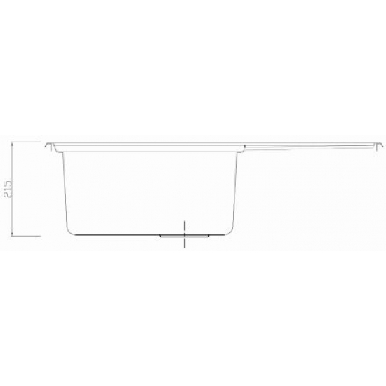 Мойка для кухни SEAMAN Eco Roma SMR-8650AKR 860х500x1 мм, с коландером