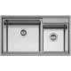 Мойка для кухни SEAMAN Eco Roma SMR-8650B двухчашевая 860х500x1 мм