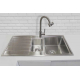 Мойка для кухни SEAMAN Eco Roma SMR-9750B двухчашевая 970х500x1 мм