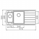 Мойка для кухни SEAMAN Eco Roma SMR-9750B2 двухчашевая 970х500x1 мм, с клапан-автоматом