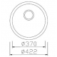 Мойка для кухни SEAMAN Eco Wien SWT-422 D=422x0,8 мм