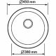 Мойка для кухни SEAMAN Eco Wien SWT-450A Copper D=450x0,8 мм