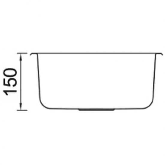 Мойка для кухни SEAMAN Eco Wien SWT-450A D=450x0,8 мм