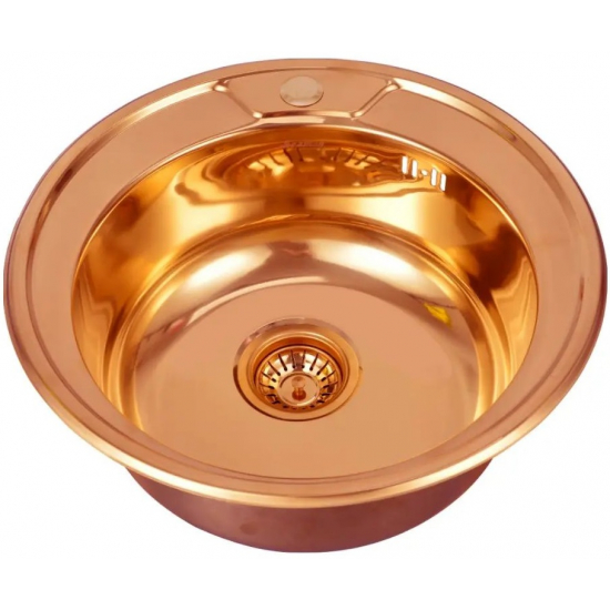 Мойка для кухни SEAMAN Eco Wien SWT-490 Copper D=490x0,8 мм