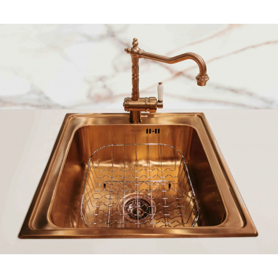 Мойка для кухни SEAMAN Eco Wien SWT-5050 Copper 500х500x0,8 мм