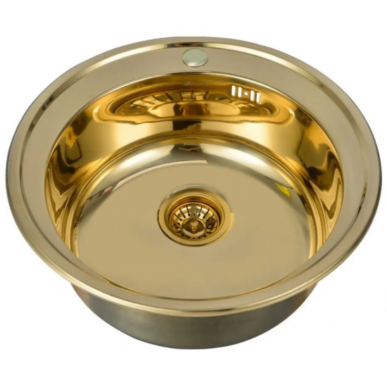 Мойка для кухни SEAMAN Eco Wien SWT-510 Gold D=510x0,8 мм
