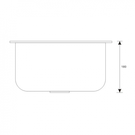 Мойка для кухни SEAMAN Eco Wien SWT-5848 580х480x0,8 мм