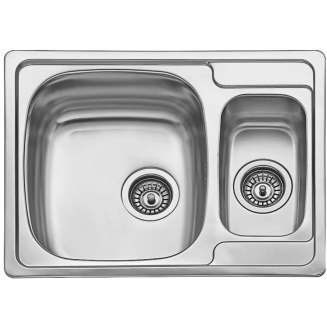 Мойка для кухни SEAMAN Eco Wien SWT-6248B двухчашевая 620х480x1 мм