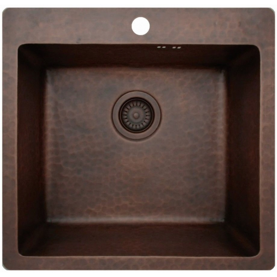 Мойка для кухни SEAMAN Natural Genova SMC-5351V Antique 530х510x1,5 мм, медная