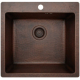 Мойка для кухни SEAMAN Natural Genova SMC-5351V Antique 530х510x1,5 мм, медная