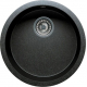 Мойка для кухни TOLERO Classic R-104 D=435 мм кварцевая, уголь