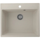Мойка для кухни ULGRAN Quartz Forte 580 580х500 кварцевая, лён