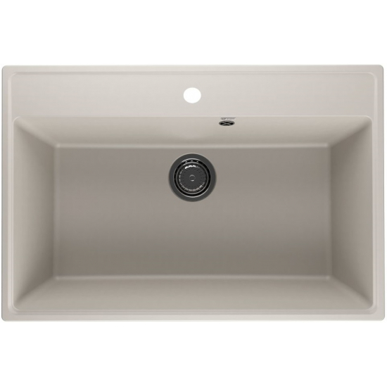Мойка для кухни ULGRAN Quartz Forte 760 760х510 кварцевая, лён
