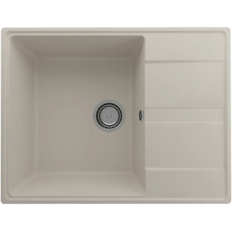 Мойка для кухни ULGRAN Quartz Prima 650 чаша+крыло 650х500 кварцевая, лён