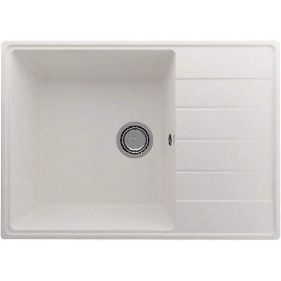 Мойка для кухни ULGRAN Quartz Prima 700 чаша+крыло 700х500 кварцевая, жасмин
