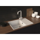 Мойка для кухни ULGRAN Quartz Prima 700 чаша+крыло 700х500 кварцевая, жасмин