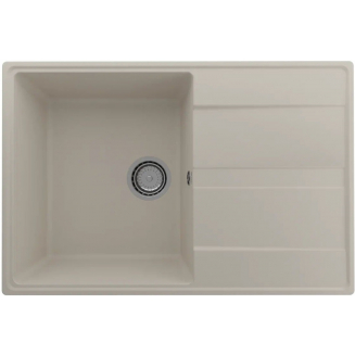 Мойка для кухни ULGRAN Quartz Prima 750 чаша+крыло 750х500 кварцевая, лён