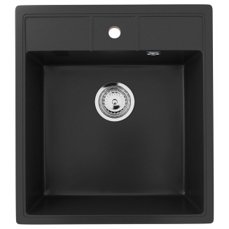 Мойка для кухни ULGRAN U-406 450х500 мм, ультра-чёрный