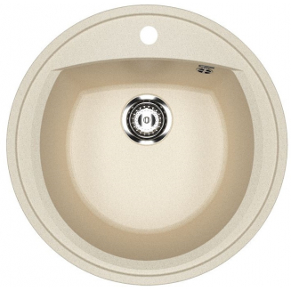 Мойка для кухни ULGRAN U-603 D=520 мм, бежевый