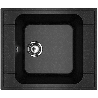 Мойка для кухни ULGRAN U-604 590х500 мм, чёрный