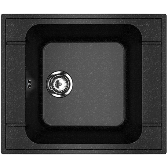 Мойка для кухни ULGRAN U-604 590х500 мм, чёрный