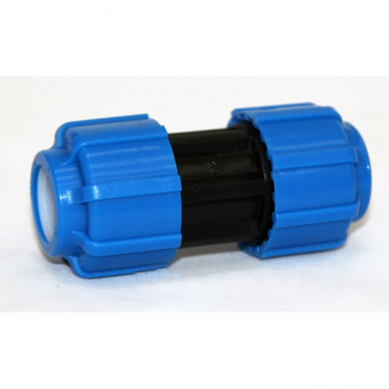 Муфта соединительная ПЭ ТПК-АКВА 32х32 обжимная 50010032