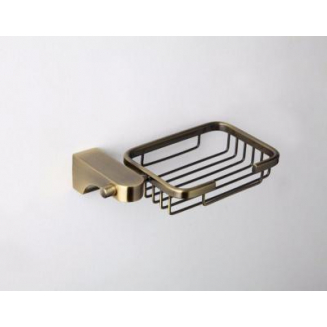 Мыльница FRAP F1402-1  решетка под бронзу