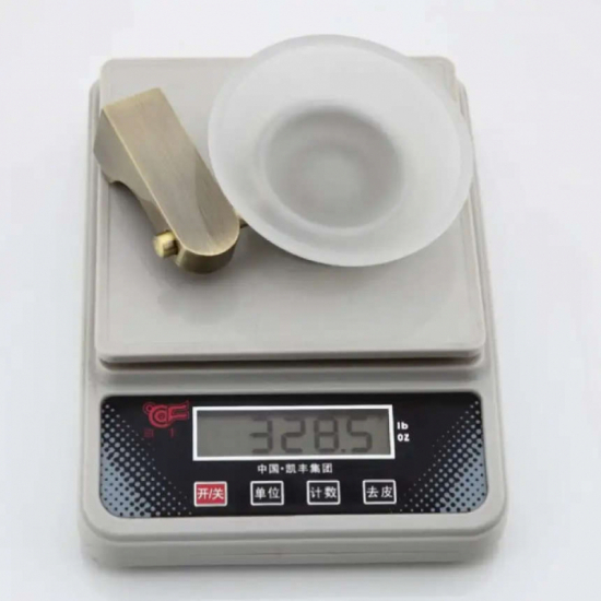 Мыльница FRAP F1402 стеклянная под бронзу