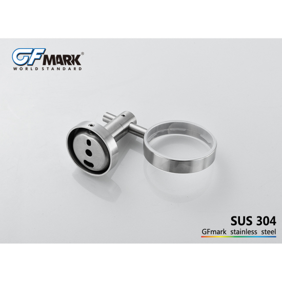 Мыльница GFmark GF-80004 стекло нержавеющая сталь настенная