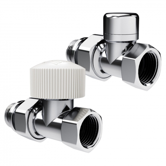 Набор термостатический для радиатора прямой ROYAL THERMO Design 1/2"М30х1,5 (Хром)