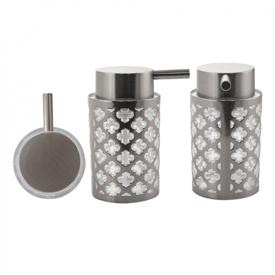 Набор в ванную САНАКС 20810 пластиковый, декорированный с узором