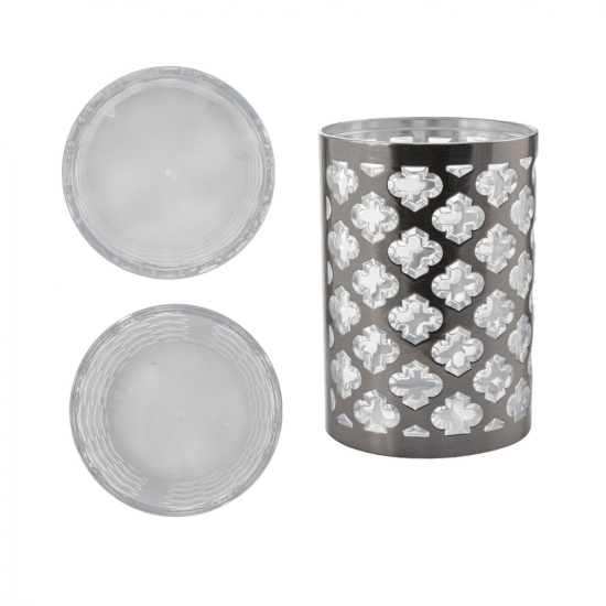 Набор в ванную САНАКС 20810 пластиковый, декорированный с узором