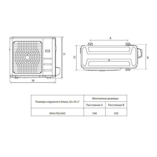 Напольно потолочный кондиционер BALLU BLC_M_CF-24HN1 комплект (блок внутренний, блок внешний)
