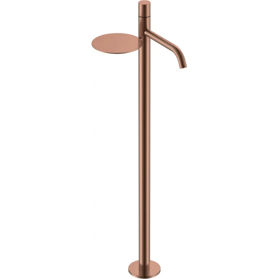 Напольный смеситель для раковины BOHEME Stick 120-CB медь брашированная diamond