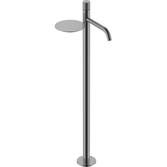 Напольный смеситель для раковины BOHEME Stick 120-GM.2 оружейная сталь touch