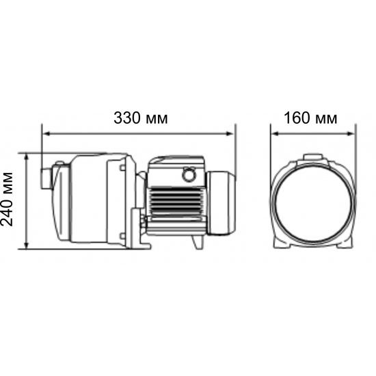 Насос поверхностный BELAMOS ХA 06