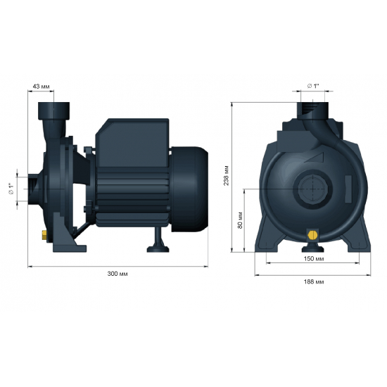 Насос поверхностный UNIPUMP CPM 158