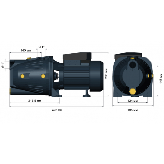 Насос поверхностный UNIPUMP JET 80 L