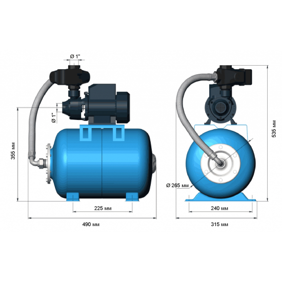 Насосная станция UNIPUMP AUTO QB 70