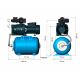 Насосная станция универсальная UNIPUMP АКВАРОБОТ JET 100 L
