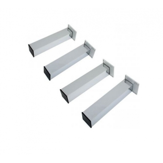 Ножки для мебели AQUANET 200 мм хром 4 штуки