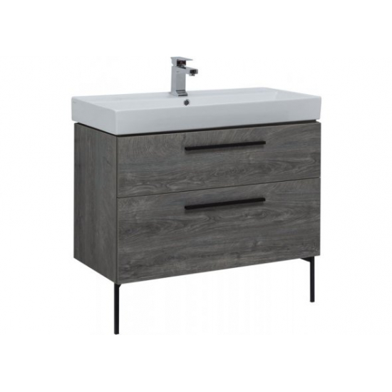 Ножки для мебели AQUANET Nova черные 2 штуки