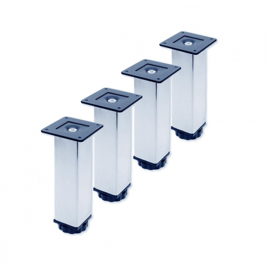 Ножки для мебели OWL 1975 15 см комплект 4 штуки, хром