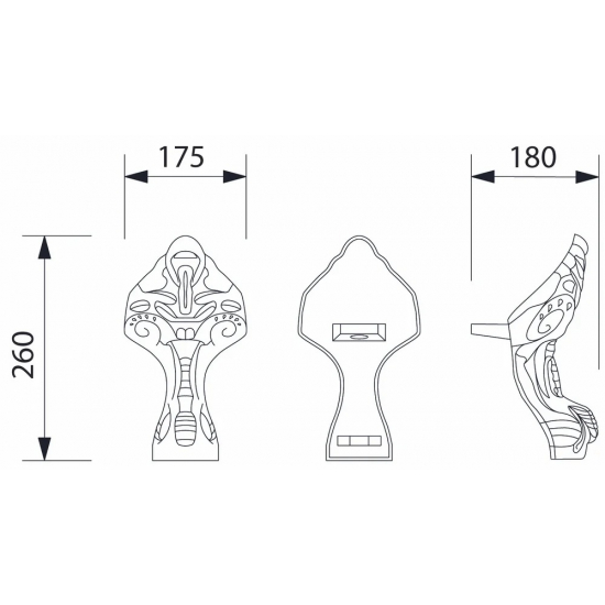 Ножки для ванны ЭСТЕТ Бостон/Царская, хром