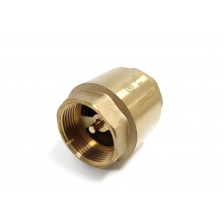 Обратный клапан SANTREK AQUA 1 1/4" латунный сердечник