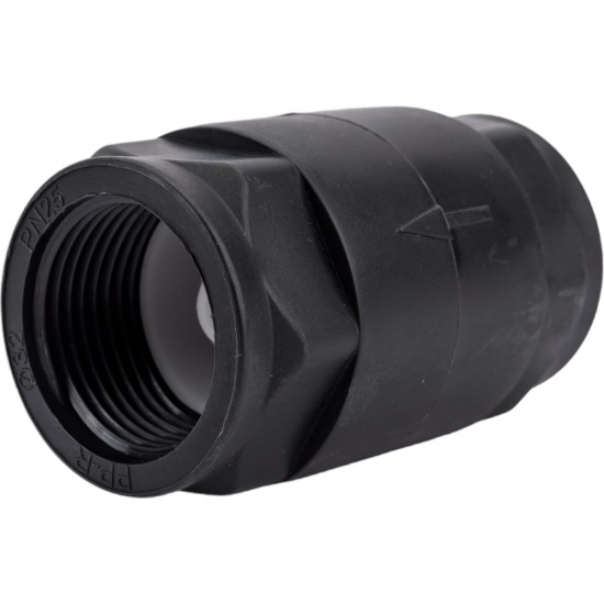 Обратный клапан UNIPUMP магистральный 1", пластик, мембрана - пластик